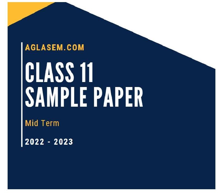Class 11 Sample Paper 2023 Political Science (Mid Term) - Page 1