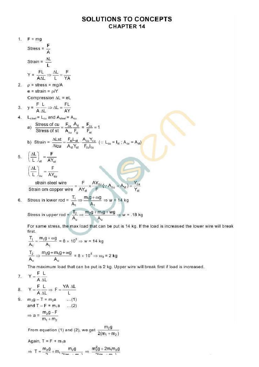 hc-verma-solutions-chapter-14-some-mechanical-properties-of-matter