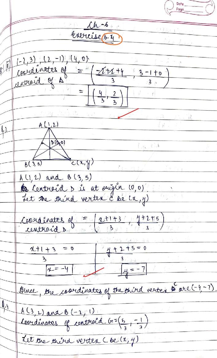 RD Sharma Solutions Class 10 Chapter 6 Coordinate Geometry Exercise 6.4 - Page 1