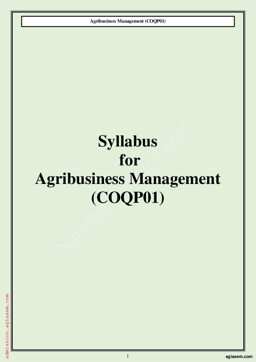 CUET  PG 2023 Syllabus Common - Page 1