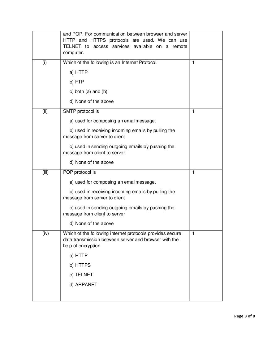 Cbse Sample Papers 2021 For Class 10 Computer Application Aglasem