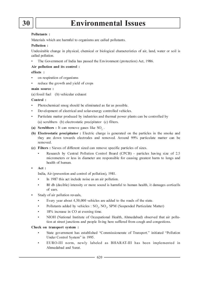 NEET Biology Question Bank - Environmental Issues - Page 1