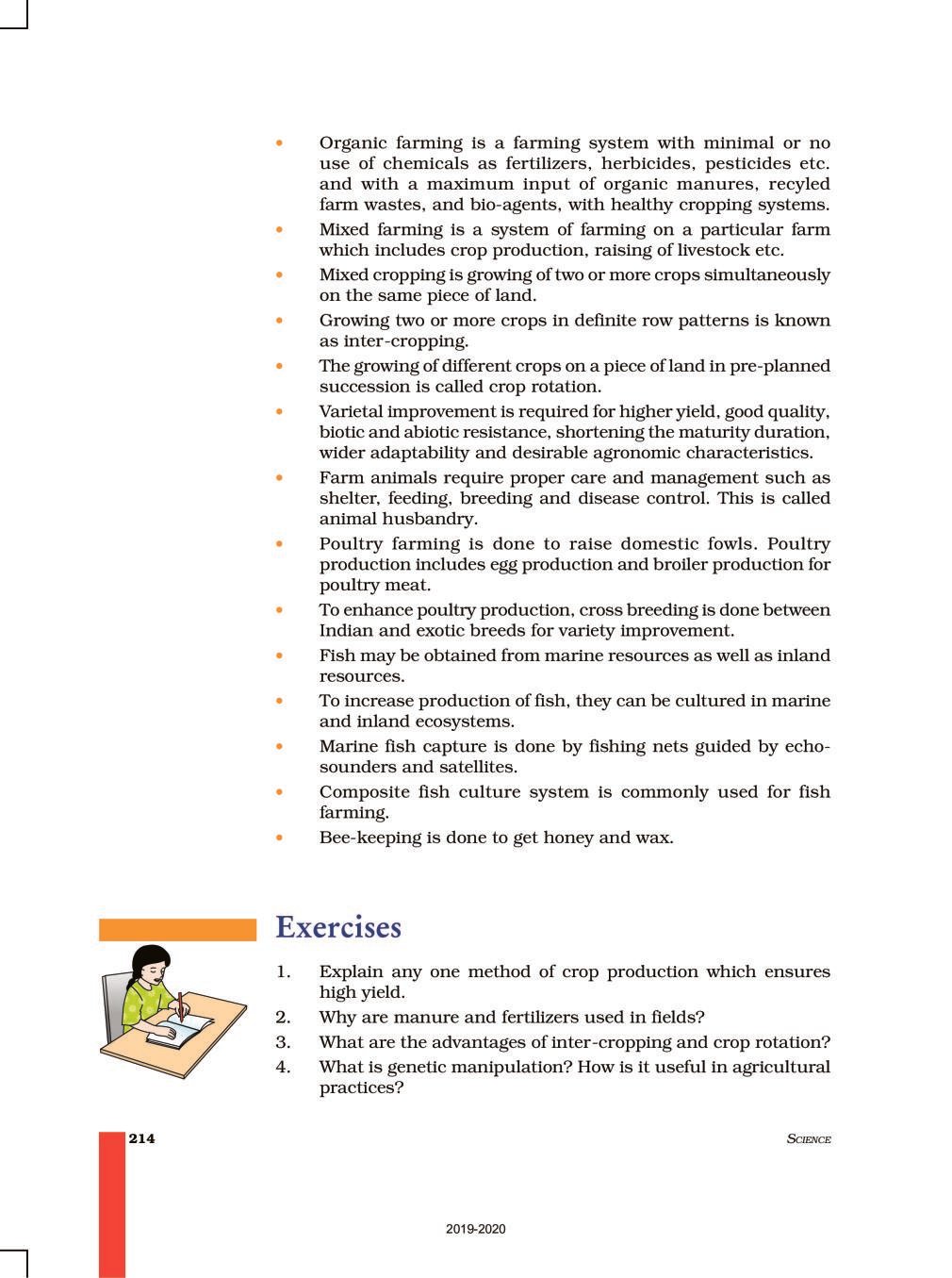 NCERT Book Class 9 Science Chapter 15 Improvement In Food Resources