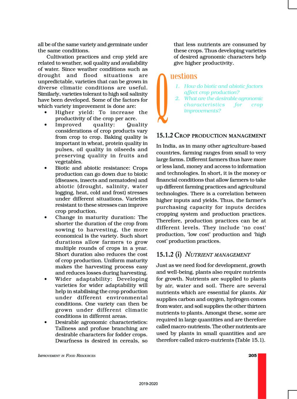 cbse-class-9-science-chapter-15-improvement-in-food-resources-cbse