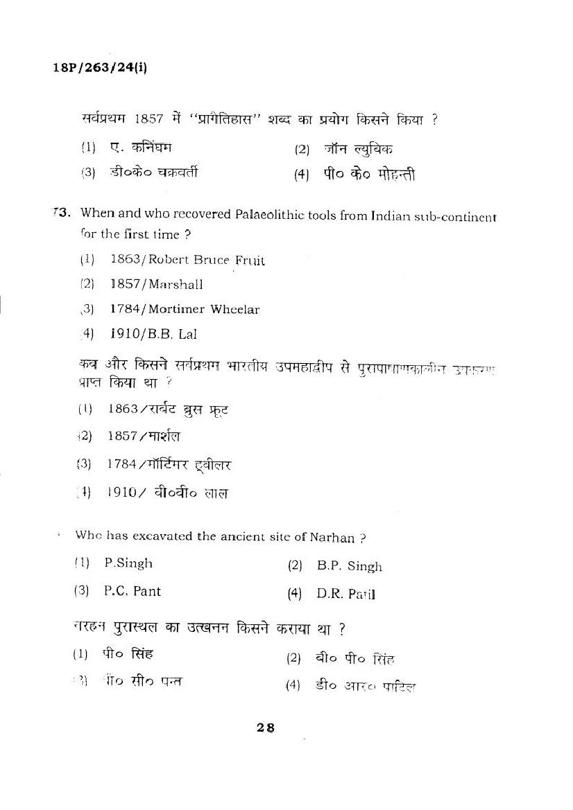 BHU PET 2018 Question Papers PDF (94 Programme Papers)