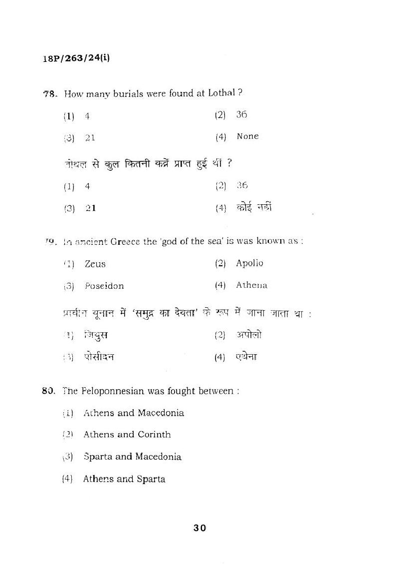 BHU PET 2018 Question Papers PDF (94 Programme Papers)