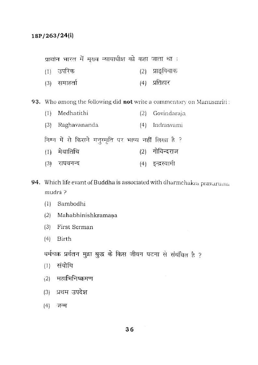 BHU PET 2018 Question Papers PDF (94 Programme Papers)