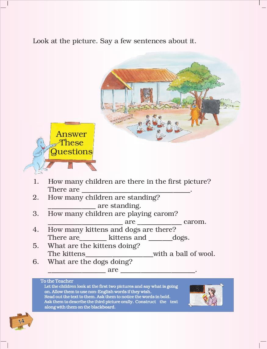 Ncert Book Class 2 English Raindrops Chapter 4 What S Going On Aglasem Schools