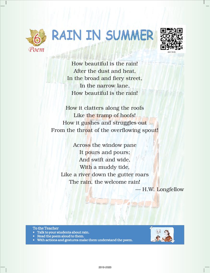 Class 2 English Poem Paddling Pool Any Poem In English For Class 2
