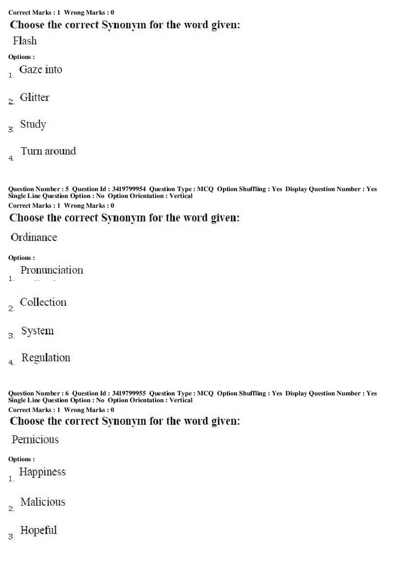 TS CPGET 2019 Question Paper PDF (Subject-wise, 29 Papers)
