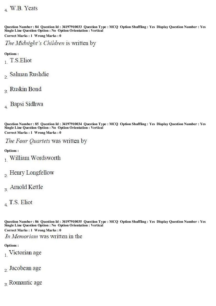 TS CPGET 2019 Question Paper PDF (Subject-wise, 29 Papers)