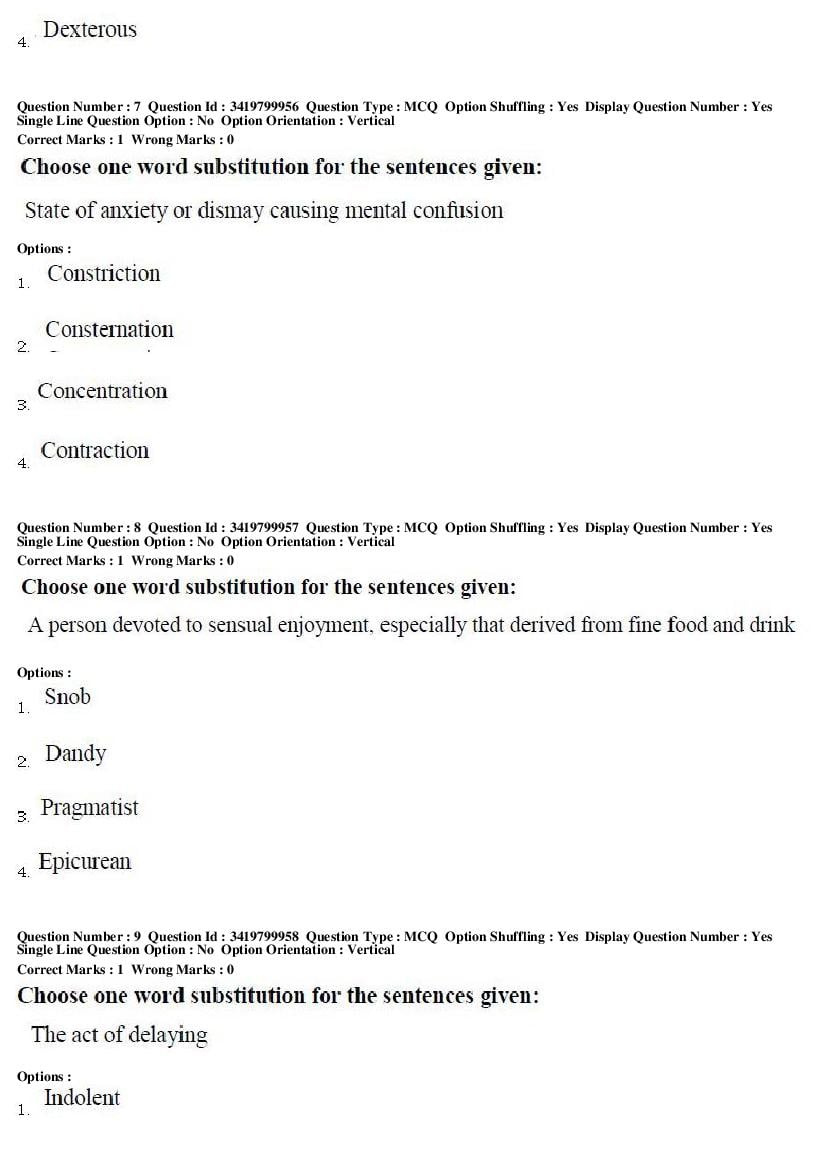 TS CPGET 2019 Question Paper PDF (Subject-wise, 29 Papers)
