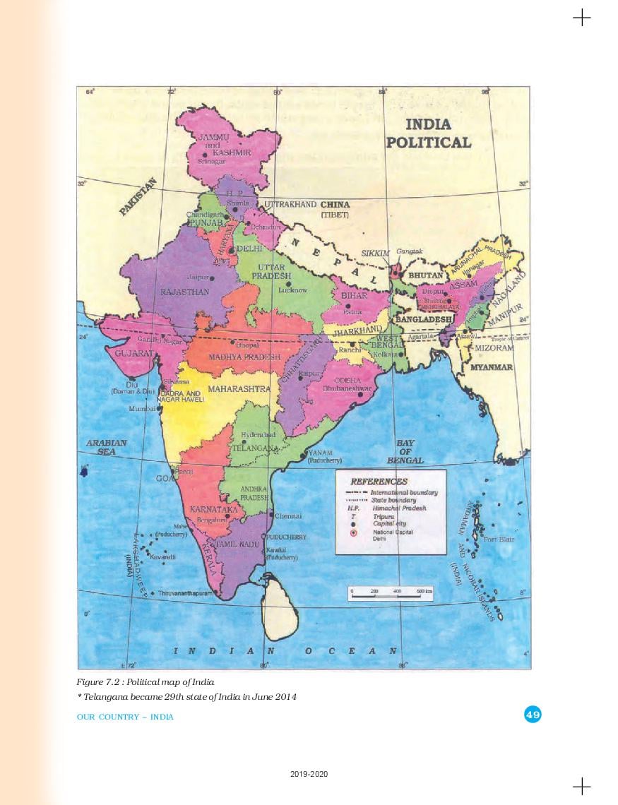 NCERT Book Class 6 Geography Chapter 7 Our Country India