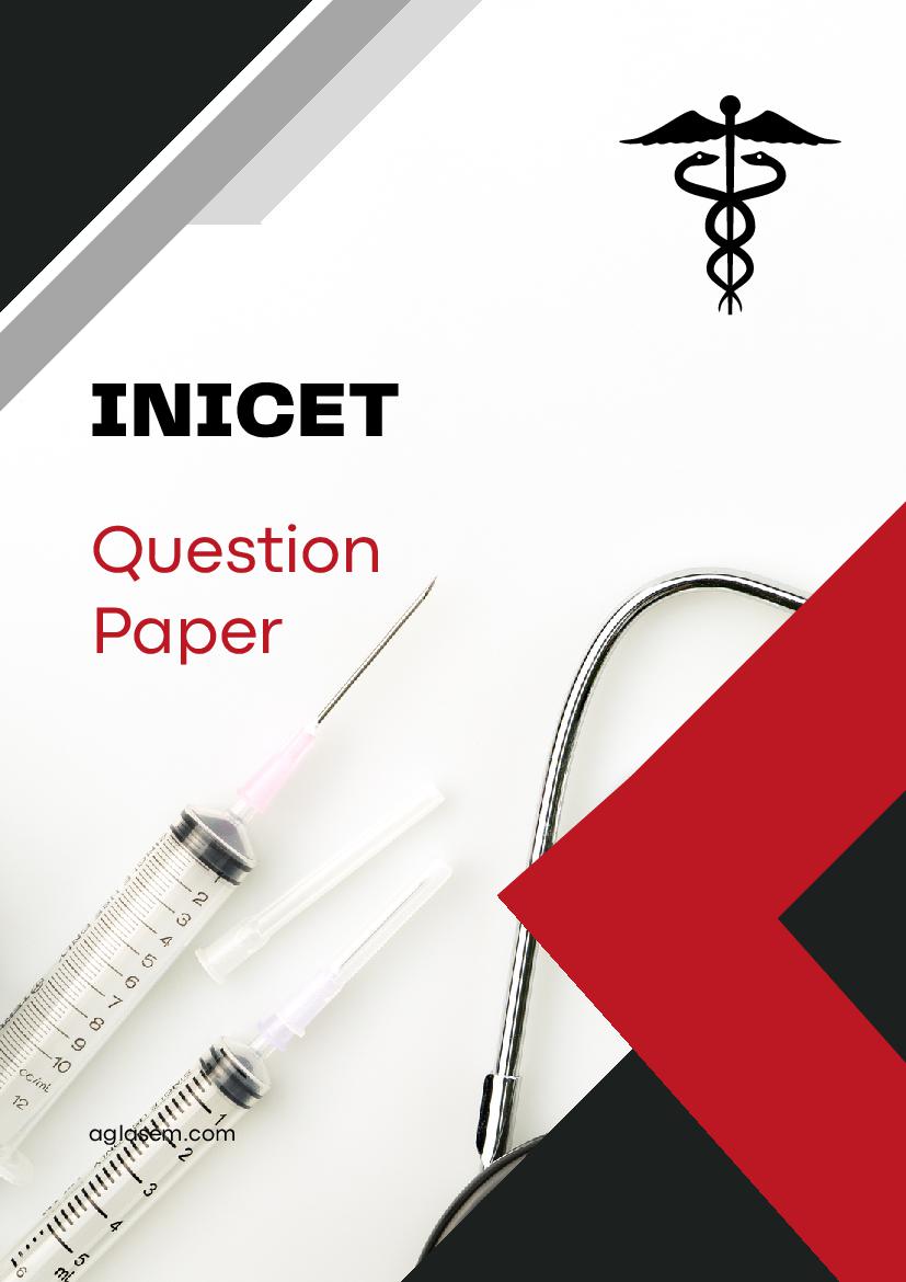 INI CET 2022 Question Paper (Nov) Anesthesia - Page 1