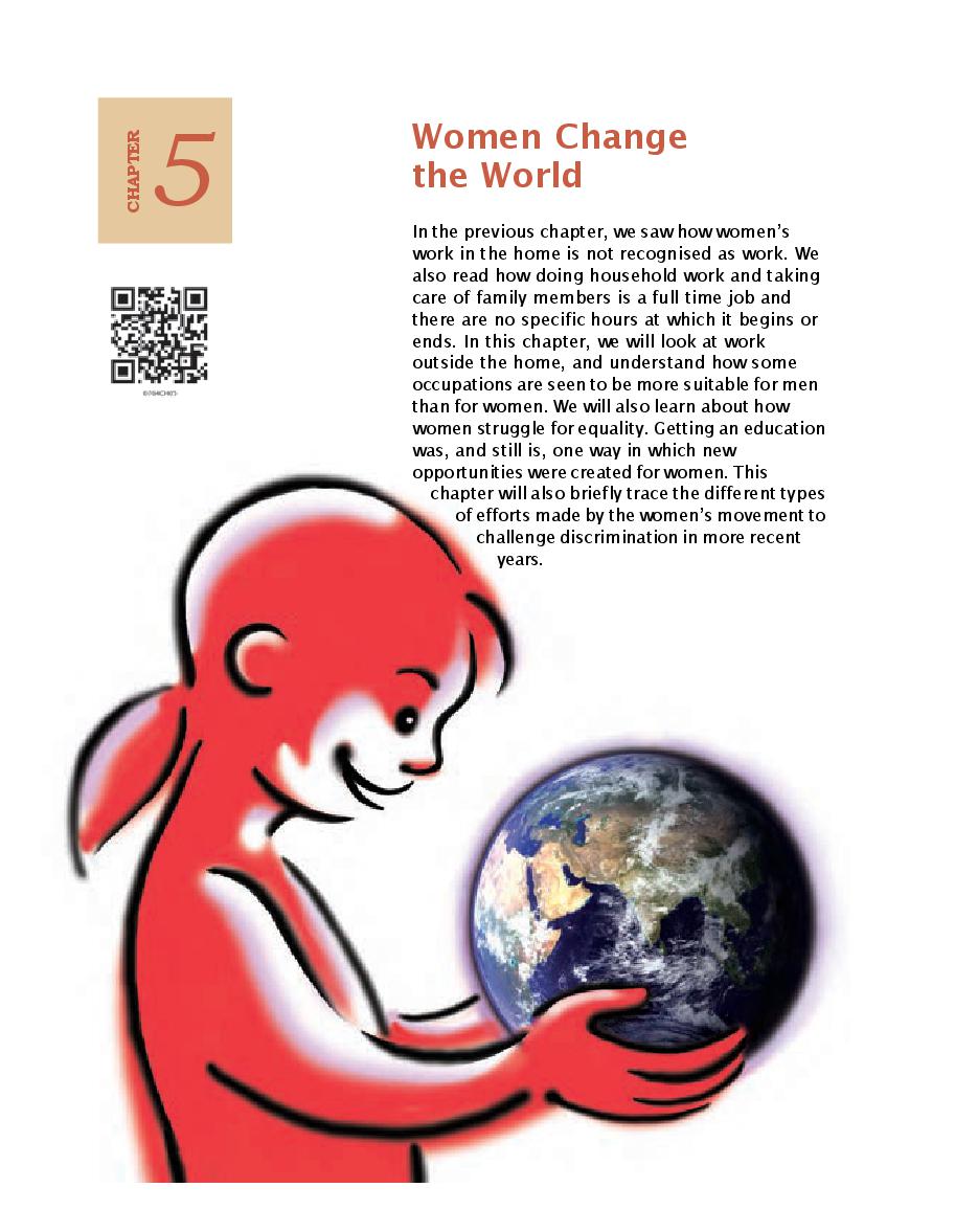 NCERT Book Class 7 Social Science (Civics) Chapter 5 Women Change the World - Page 1