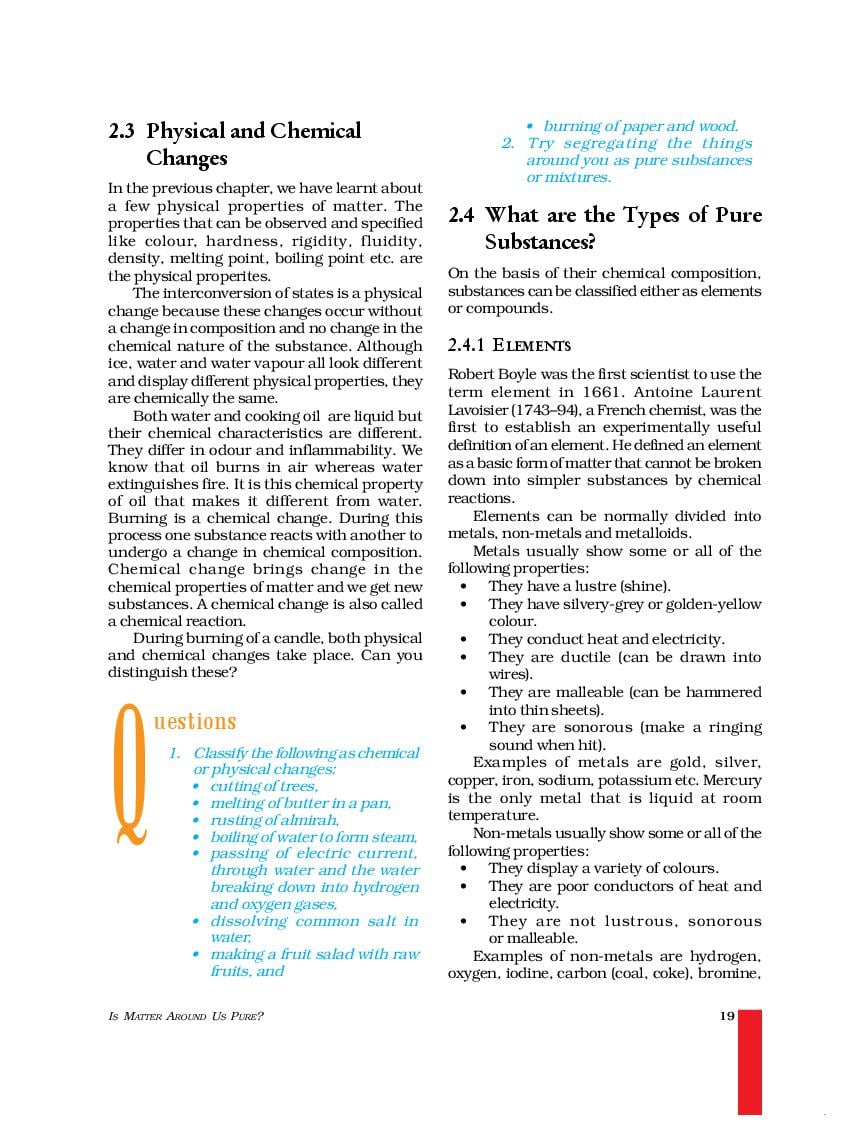 case study for class 9 science chapter 2