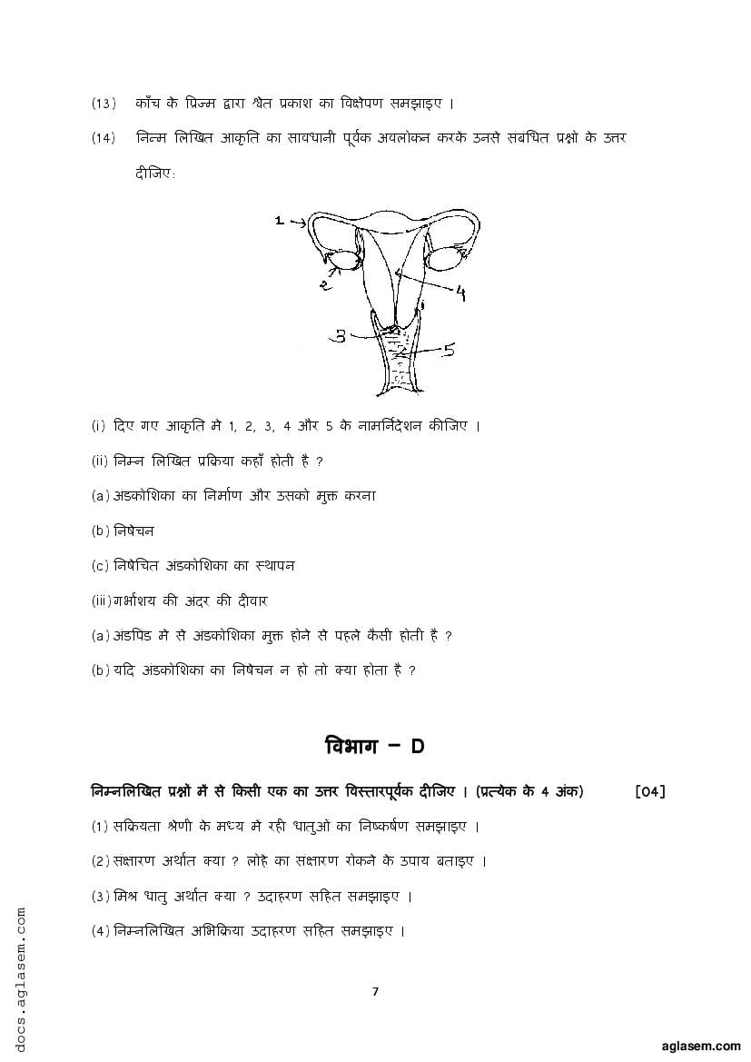 GSEB 10th Science Model Paper 2024 (PDF) - OneEdu24