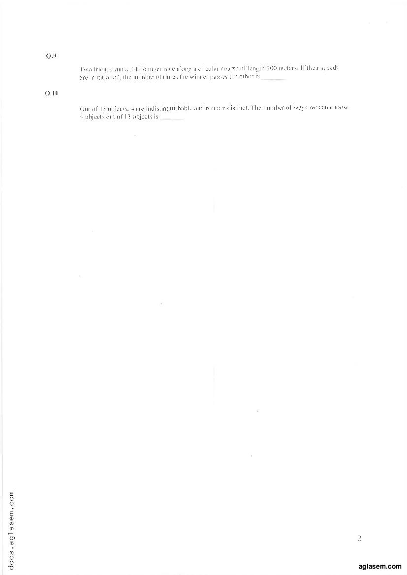 IPMAT Indore 2020 Question Paper PDF (IPM AT 2020)