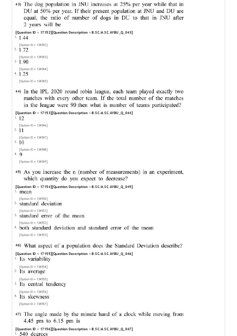 JNUEE 2021 Question Paper PDF (96 Papers + Answer Key)