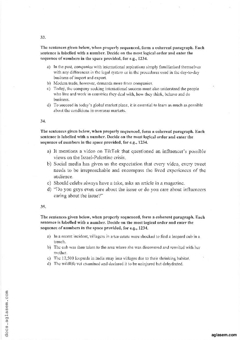 IPMAT Indore 2021 Question Paper PDF (QA SA, QA MCQ, Verbal)