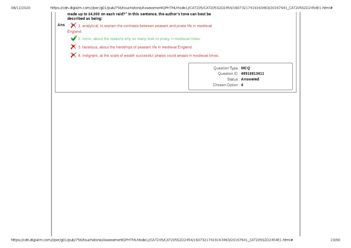 CAT 2020 Question Paper PDF with Answer Key (Slots 2 and 3)