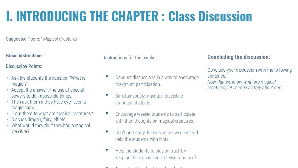 Teaching Material for Class 6 English – NCERT CBSE Handbook for Teachers