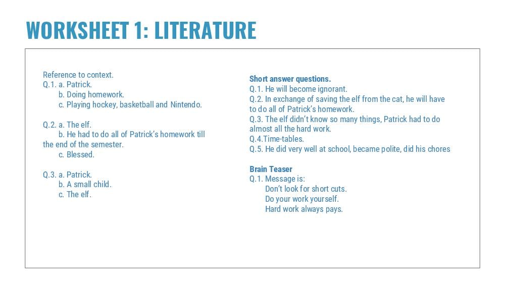 Teaching Material for Class 6 English – NCERT CBSE Handbook for Teachers