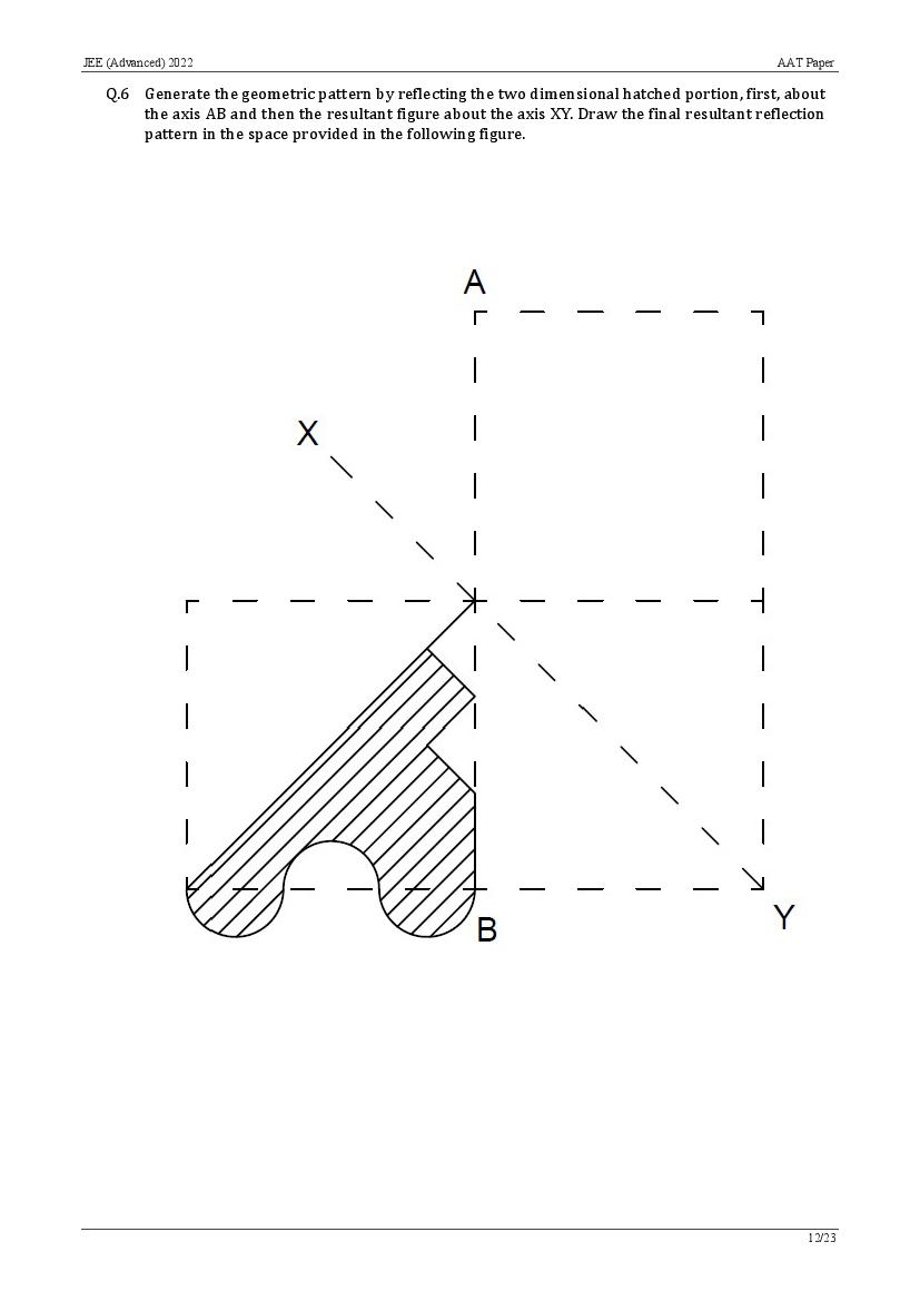 Download JEE Advanced AAT 2022 Question Paper PDF - AglaSem Admission