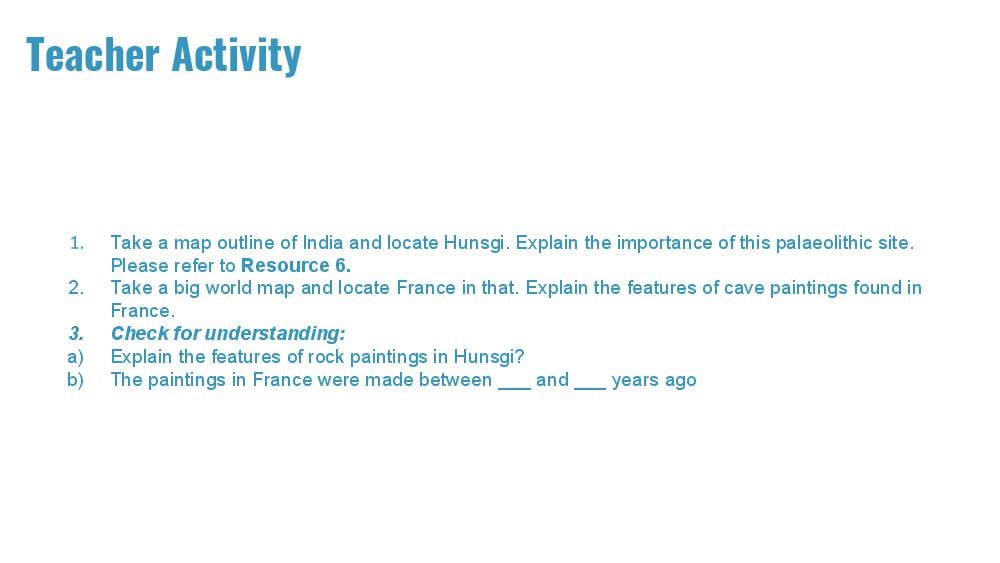 Teaching Material for Class 6 History – NCERT CBSE Handbook for Teachers