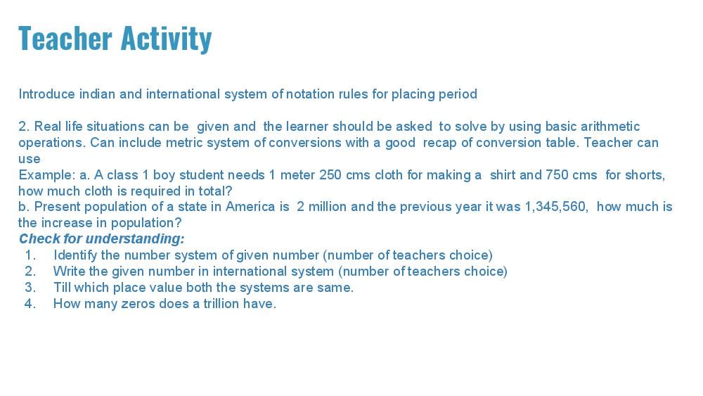 Teaching Material for Class 6 Mathematics – NCERT CBSE Handbook for Teachers