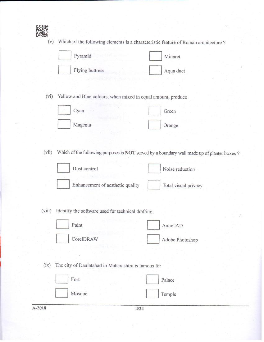 JEE Advanced AAT 2018 Question Paper PDF (Free Download)