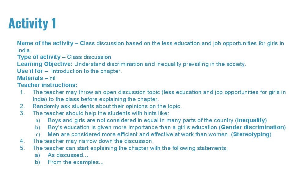 Teaching Material for Class 6 Political Science – NCERT CBSE Handbook for Teachers