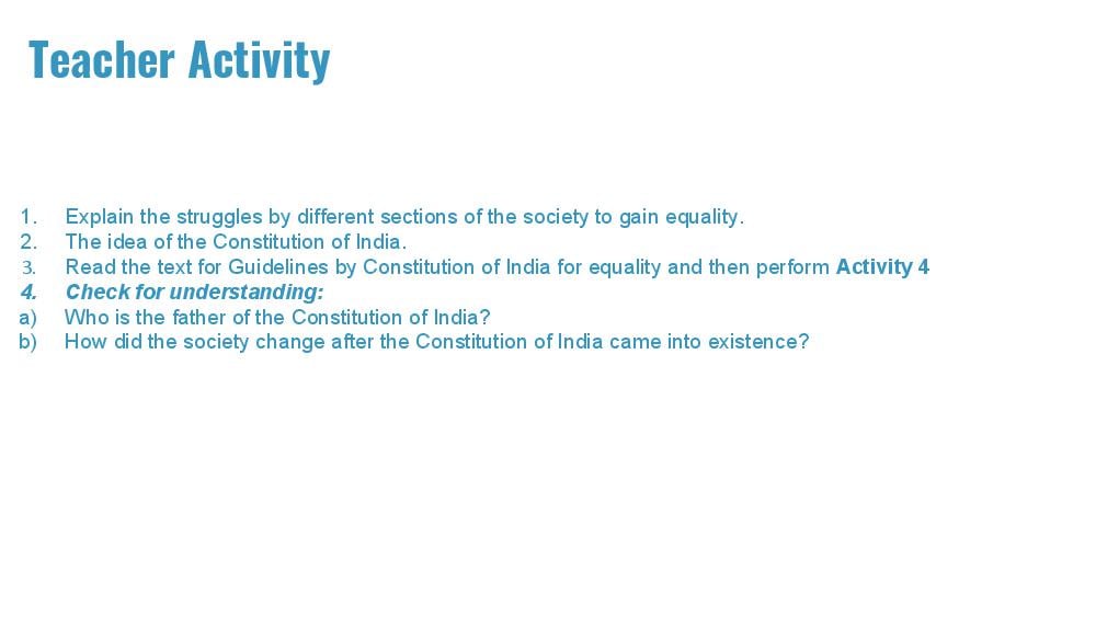 Teaching Material for Class 6 Political Science – NCERT CBSE Handbook for Teachers