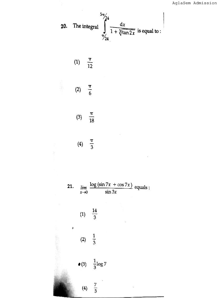 JEE Main 2015 Question Paper PDF (2 Papers)