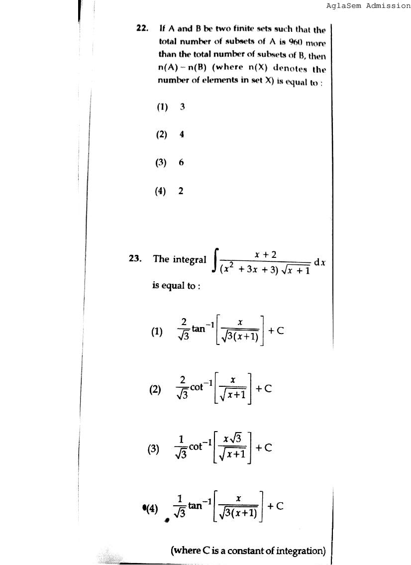 JEE Main 2015 Question Paper PDF (2 Papers)