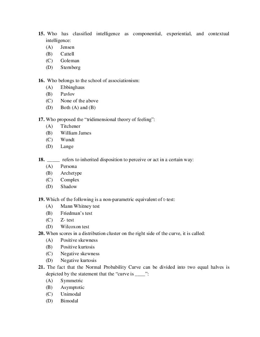 PU M.Phil./Ph.D. 2019 Question Paper PDF (6 Faculty Papers + Key)