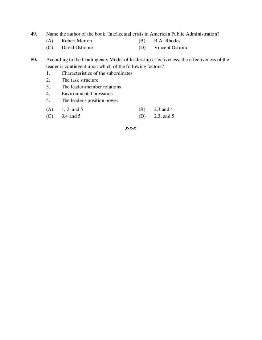 PU M.Phil./Ph.D. 2019 Question Paper PDF (6 Faculty Papers + Key)