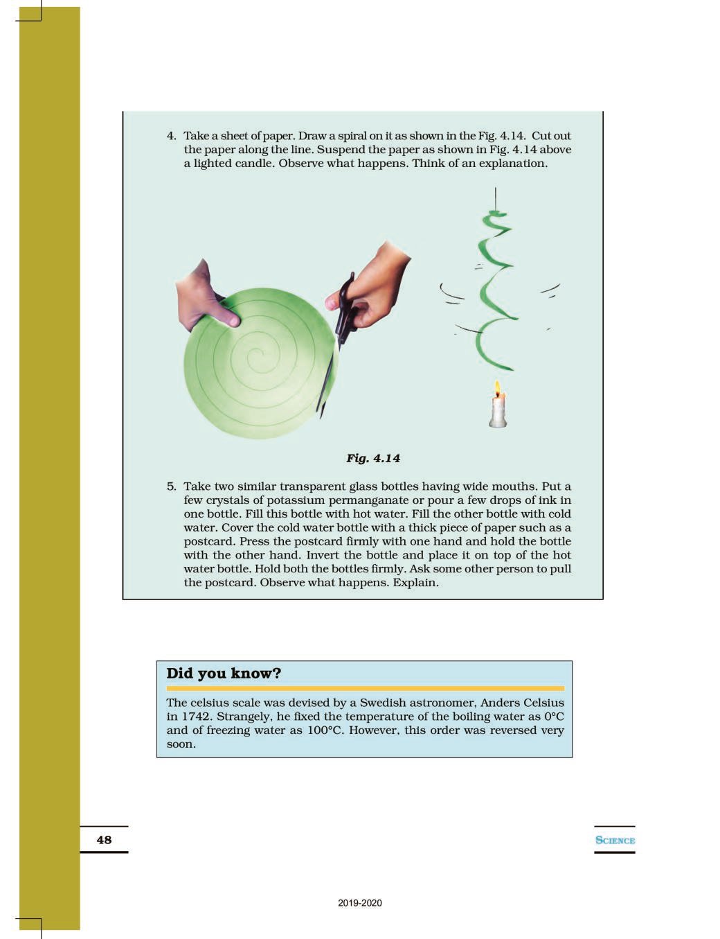 NCERT Book Class 7 Science Chapter 4 Heat