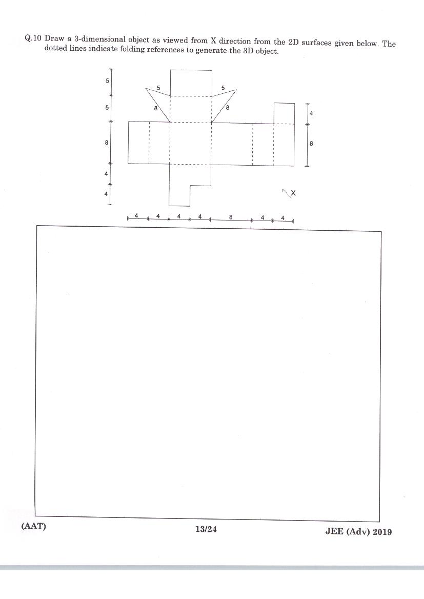 JEE Advanced AAT 2019 Question Paper PDF (Free Download)