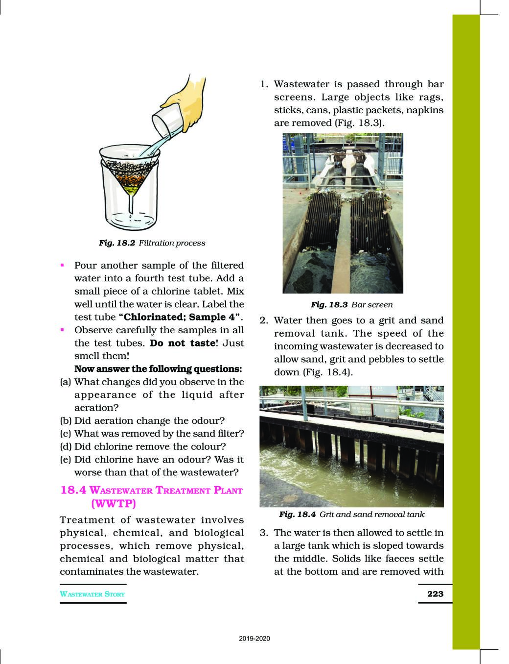 NCERT Book Class 7 Science Chapter 18 Waste Water Story