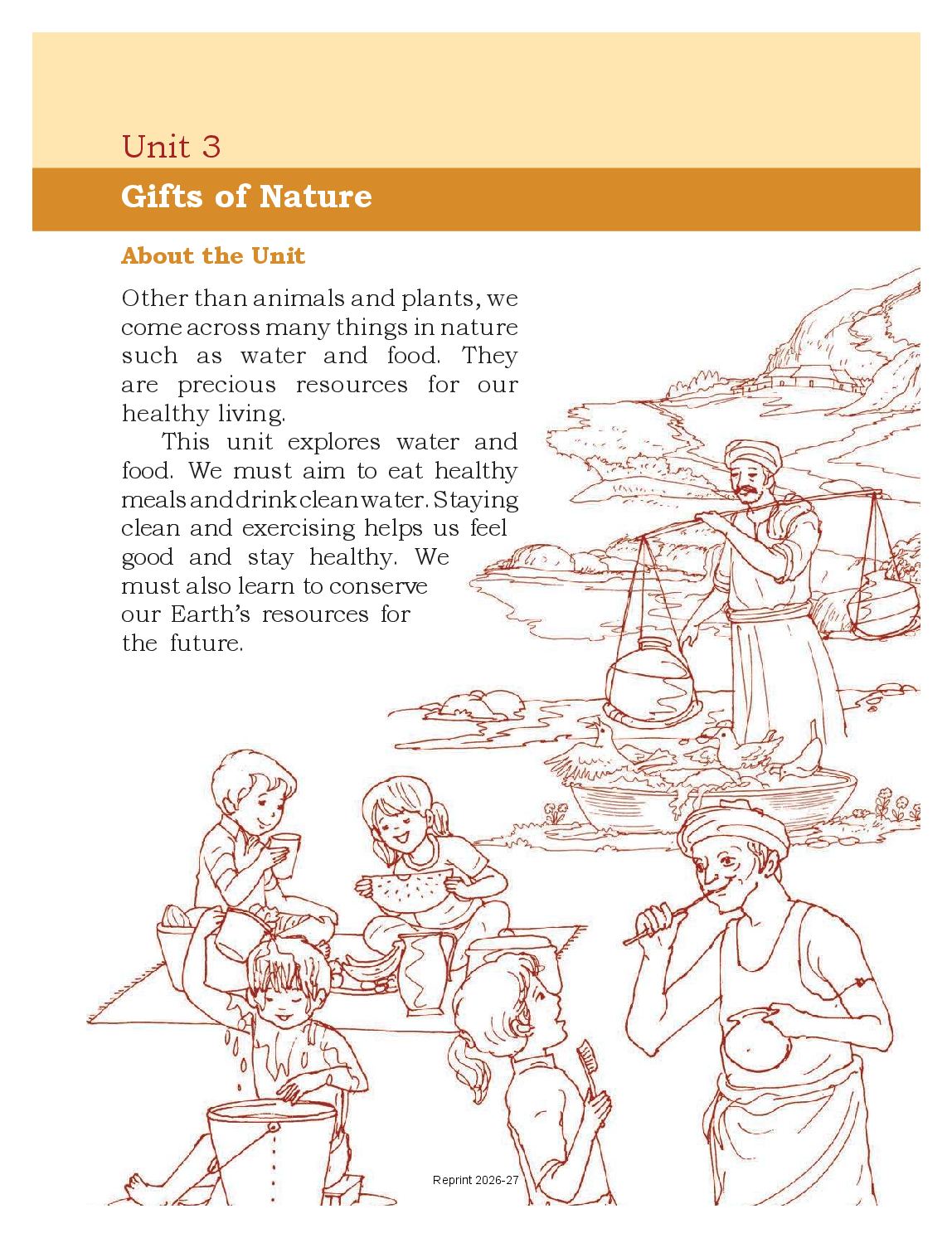 NCERT Book Class 3 The World Around Us (Our Wondrous World) Chapter 7 Water- A Precious Gift - Page 1 of 16