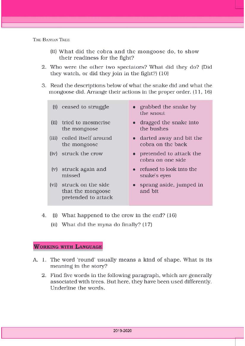 class 6 english chapter 10 a kind boy