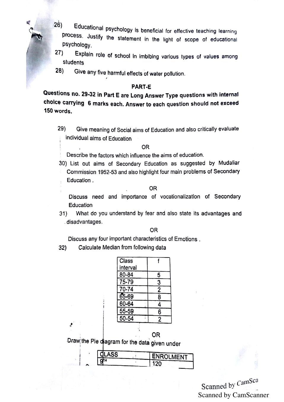 Jkbose Class 11th Model Question Paper 2023 For Education Jk Board Plus One Education Sample Paper 2826