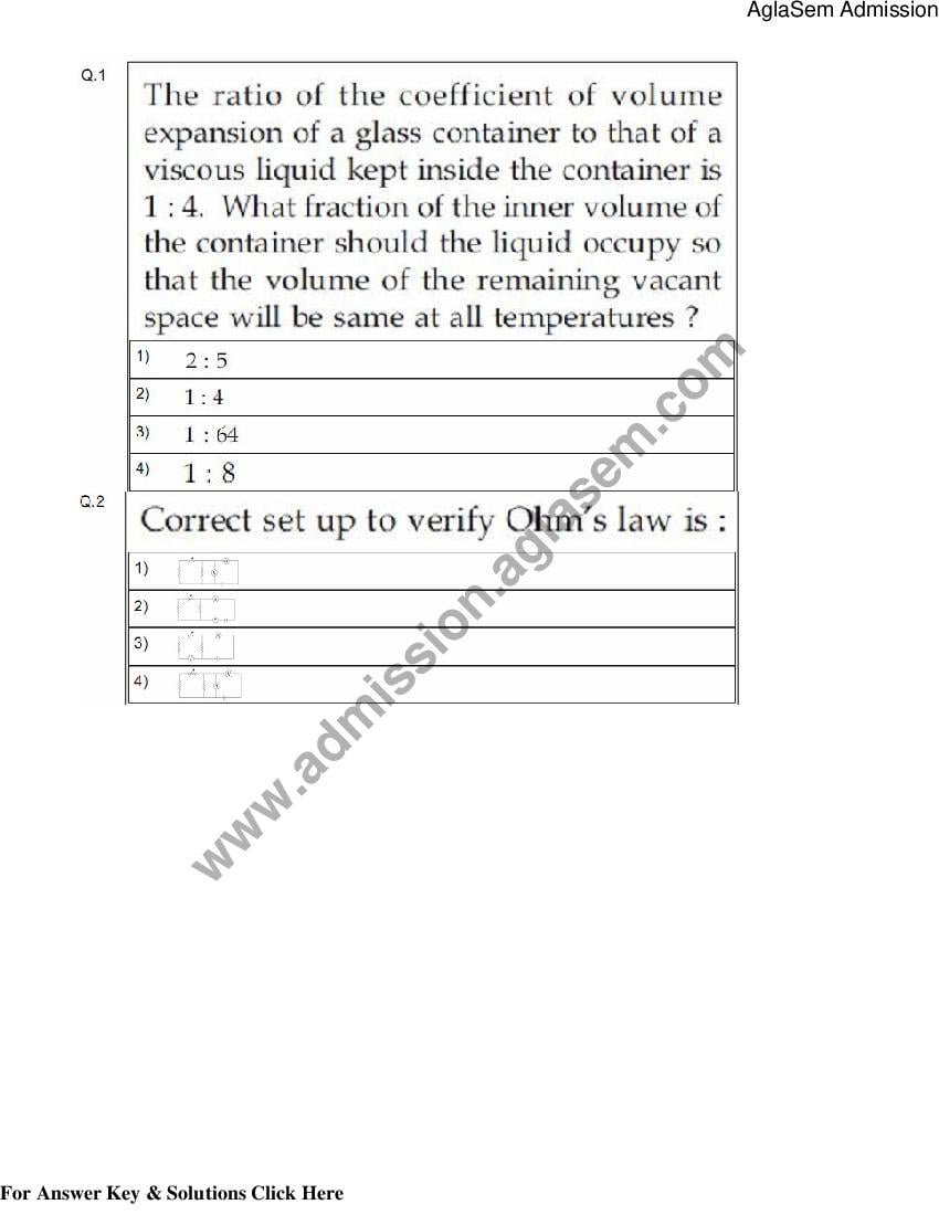 JEE Main 2013 Question Paper 23 Apr B.Tech - Page 1