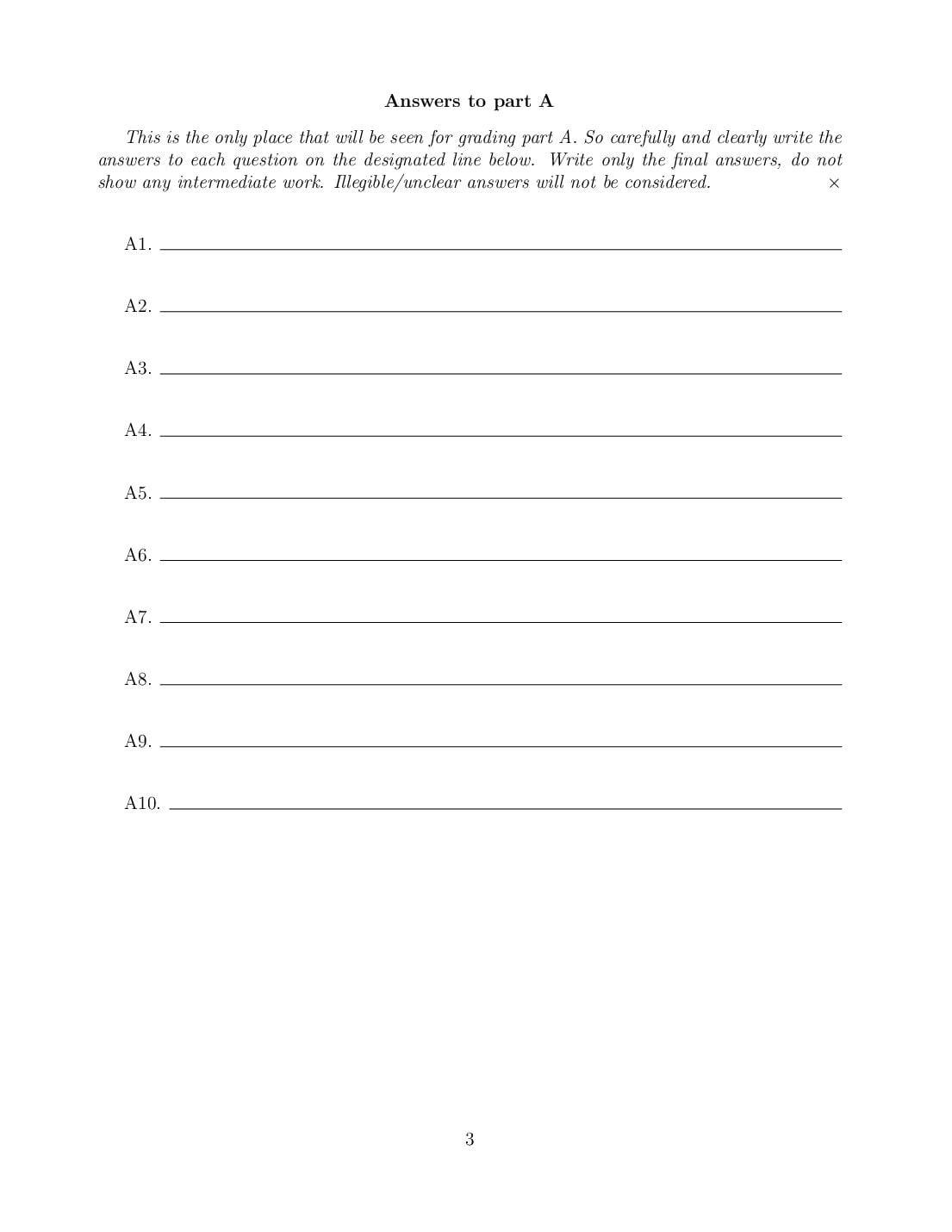 CMI Entrance Exam 2019 Question Papers PDF with Solutions (4 Papers)