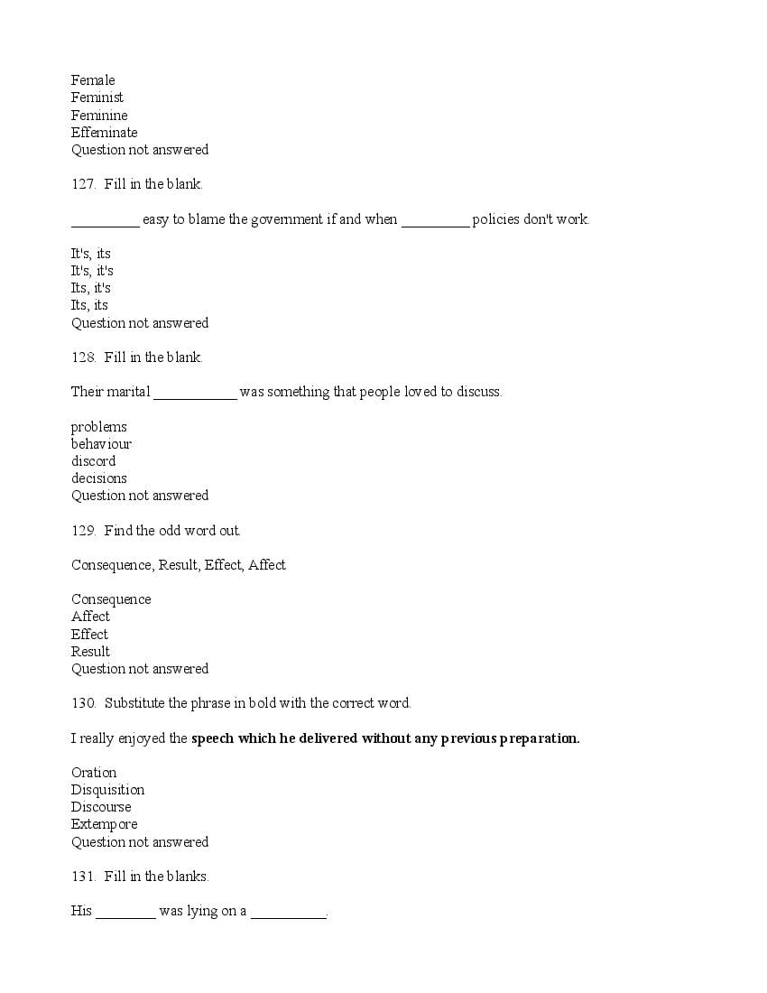 TISSNET 2016 Question Paper PDF (9 January 2016 Test)