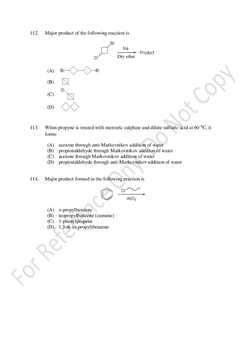 CUSAT CAT 2021 Question Papers PDF (B.Tech Shifts 1 to 3, 35 Papers)