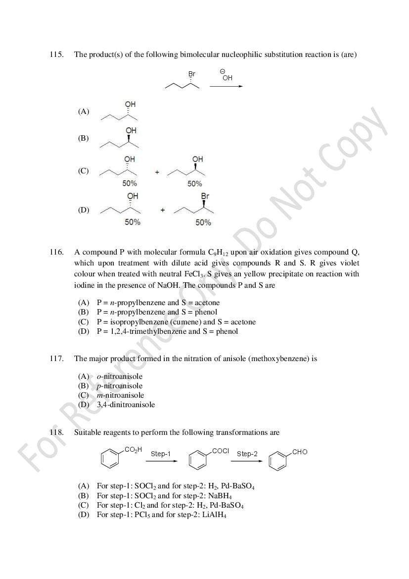 CUSAT CAT 2021 Question Papers PDF (B.Tech Shifts 1 to 3, 35 Papers)
