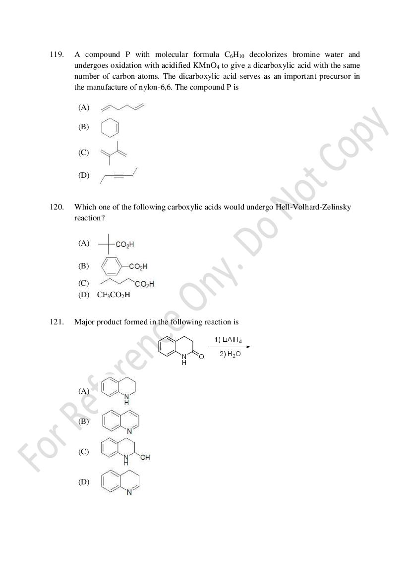 CUSAT CAT 2021 Question Papers PDF (B.Tech Shifts 1 to 3, 35 Papers)
