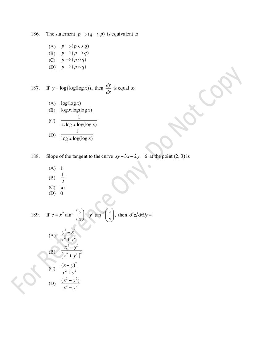 CUSAT CAT 2021 Question Papers PDF (B.Tech Shifts 1 to 3, 35 Papers)